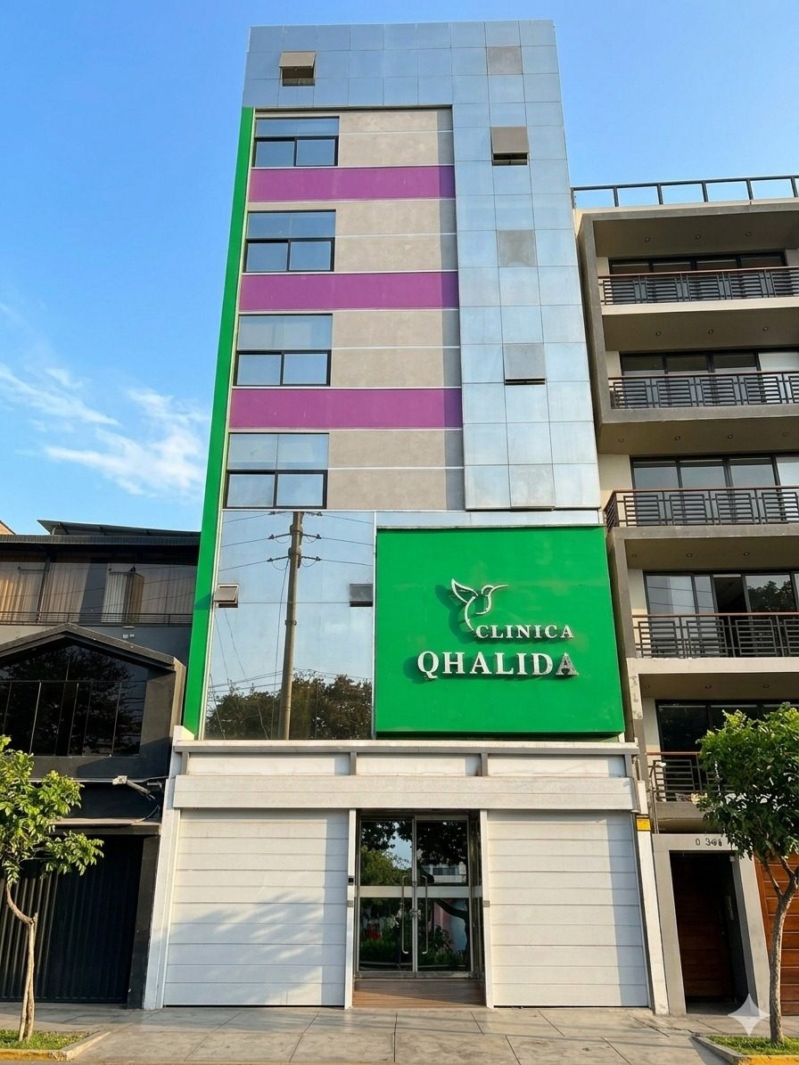Fachada del edificio de Clínica Qhalida